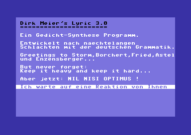 C64 Lyric V3.0